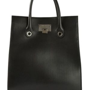 Authentic Jimmy Choo Handbag - Black Leather - Like New!